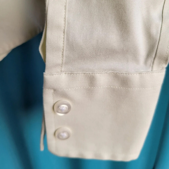 Hudson Room Classic Light Tan Dress Shirt Size 4 - Picture 4 of 11